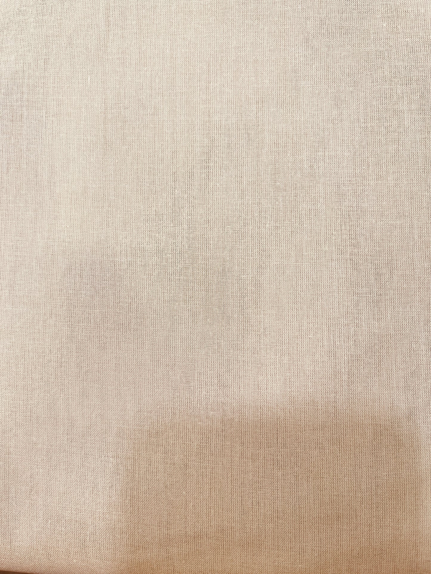 Premium Biscuit Addi/Paper Cotton Kurta Fabric – Ultra-Thin & Breathable, 58" Wide