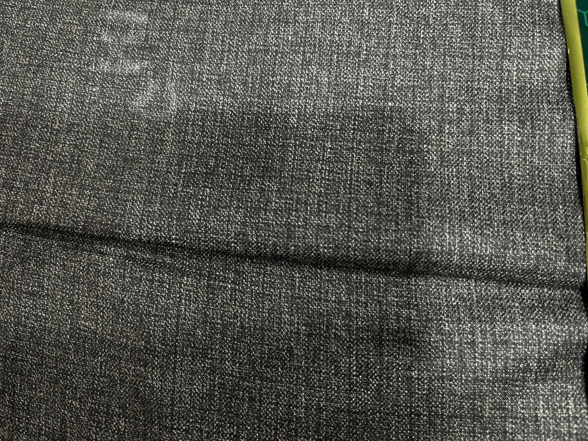 Marino Wool Matty Brown and Dark Brown Checkered 1.2m Trouser Fabric