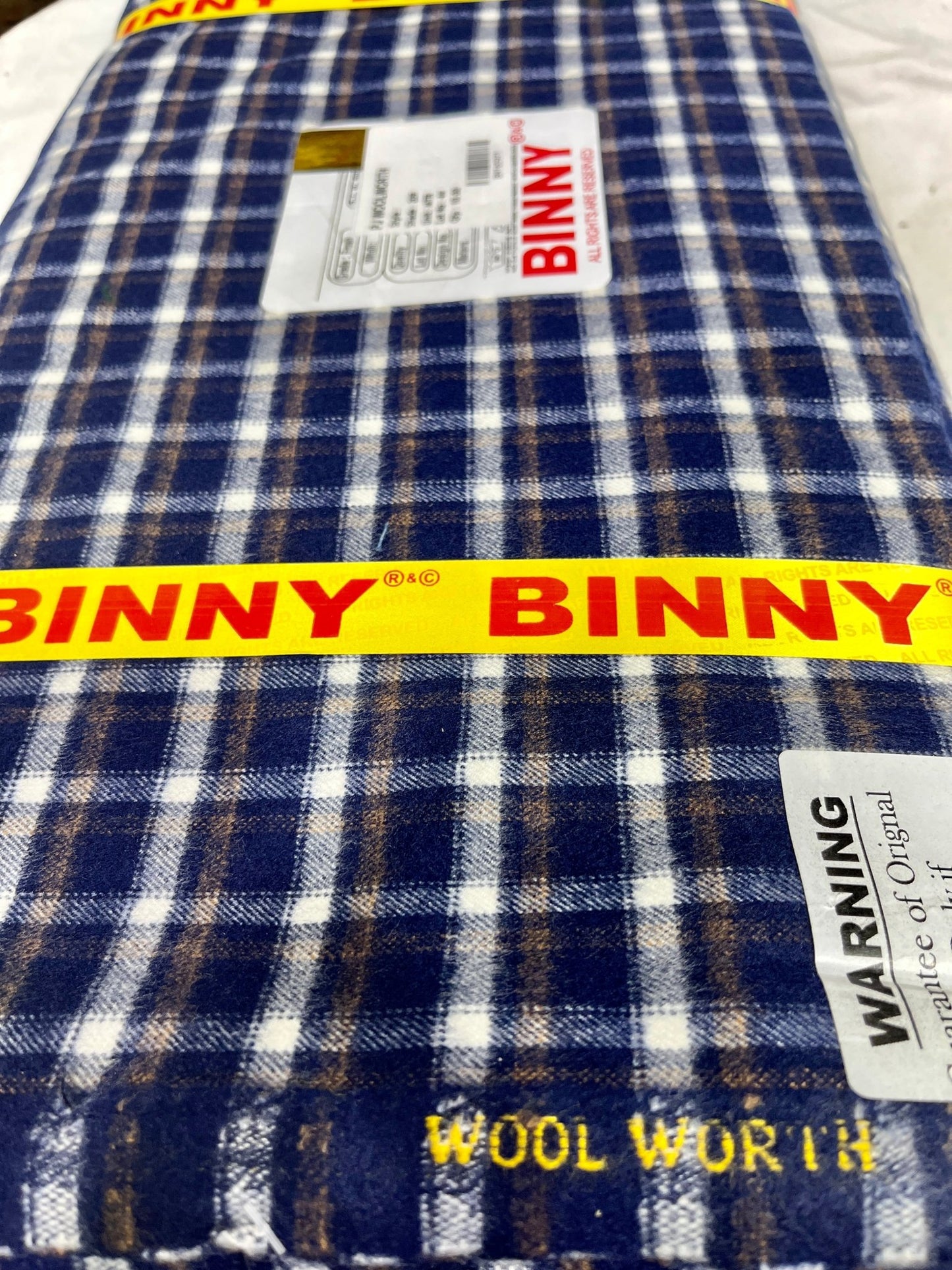 Binny Cottswool Checkered Winterwear Fabric (44” Wide, Multiple Designs, Soft & Warm Wool Blend) - Poshak Fabrics