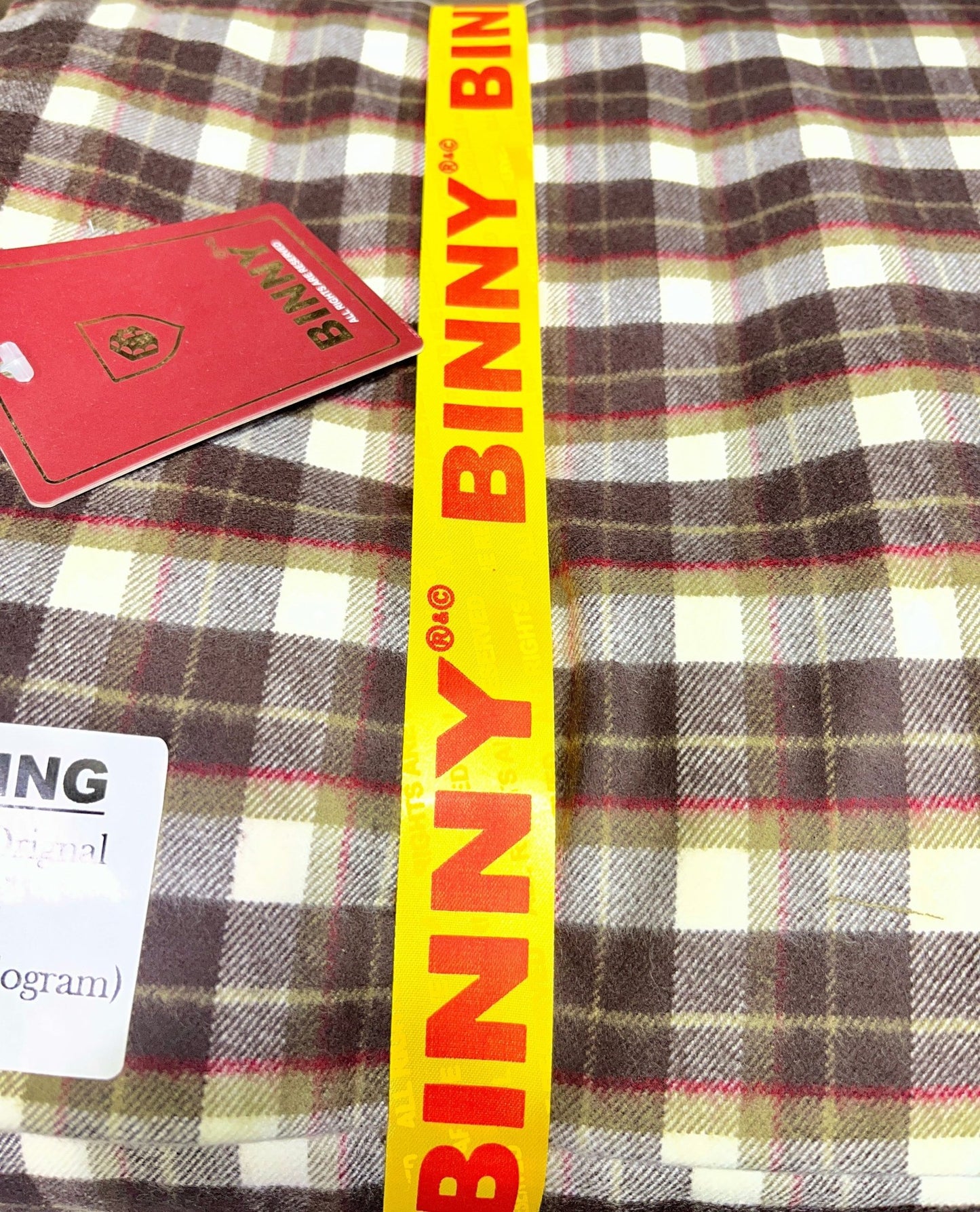 Binny Cottswool Checkered Winterwear Fabric (44” Wide, Multiple Designs, Soft & Warm Wool Blend) - Poshak Fabrics