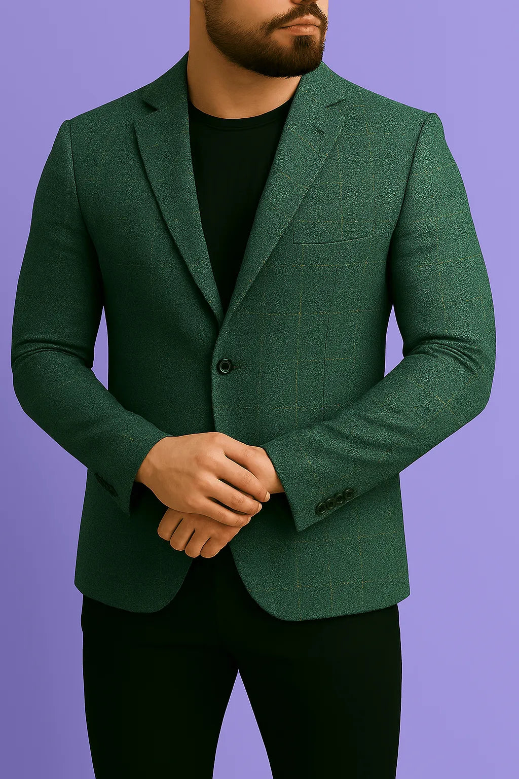 Digjam Premium Tweed Fabrics for Blazers – 2m Cut Length | 58" Width | Classic Luxury Checks & Textures - Poshak Fabrics