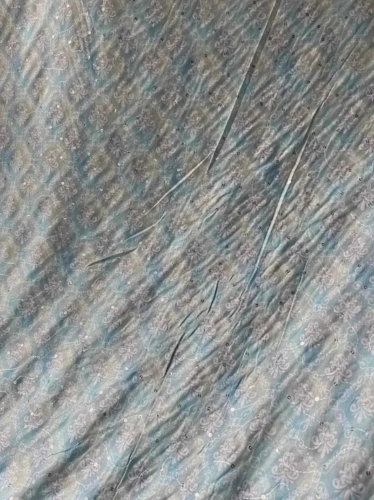 men's fabrics elegant-cotton-blend-sequin-print-fabric-36cotton-mix-sequence-shirting-2859923 - Poshak Fabrics
