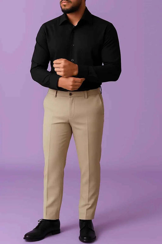 men's fabrics light-beige-dailywear-suiting-fabric-thin-soft-breathable-lightweight-58-widesuitings-3469443 - Poshak Fabrics
