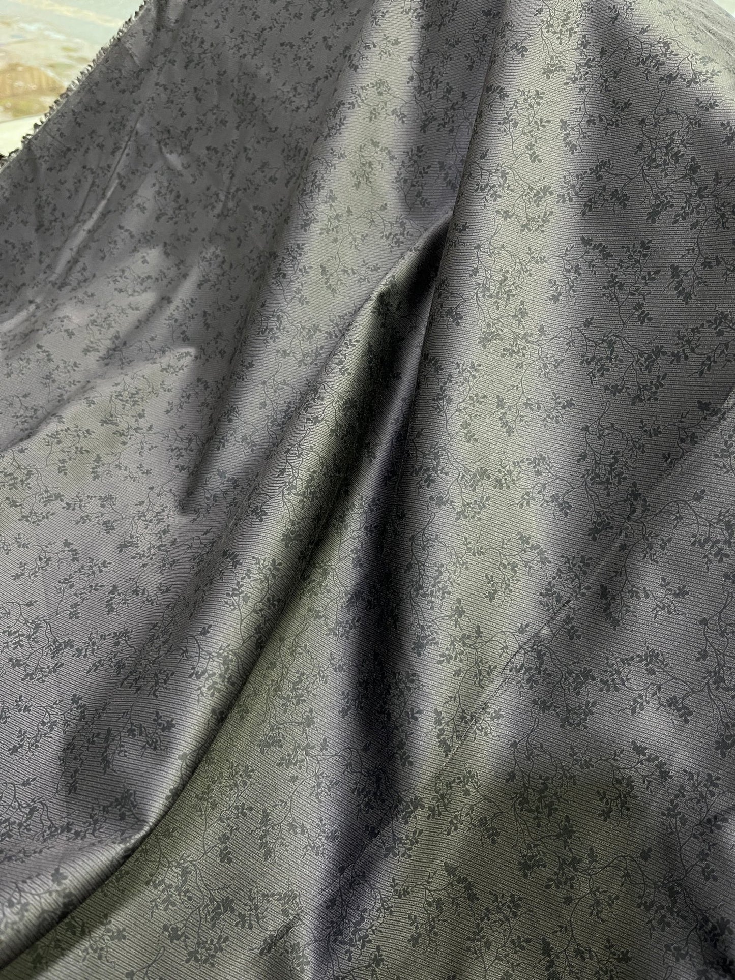 Luxury Dark Wine Satin Cotton Print Fabric – 58" Wide, Perfect for Shirts & Kurtas - Poshak Fabrics