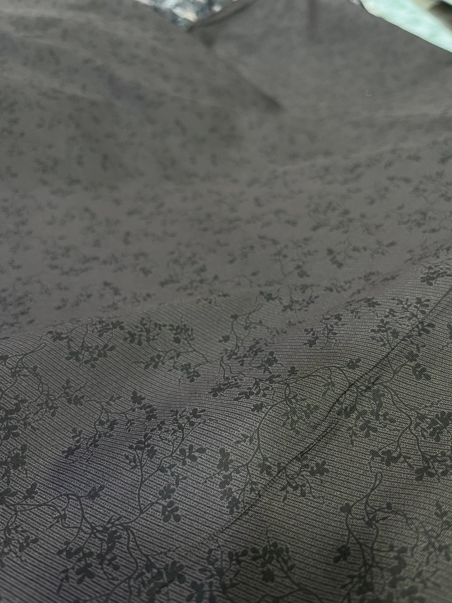 Luxury Dark Wine Satin Cotton Print Fabric – 58" Wide, Perfect for Shirts & Kurtas - Poshak Fabrics