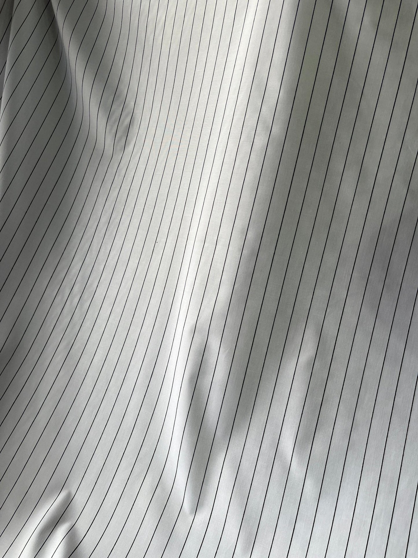 Mohan’s White Strap Texture Suiting Fabric – 36" Soft, Thin & Breathable, Premium Choice for Kurta - Poshak Fabrics