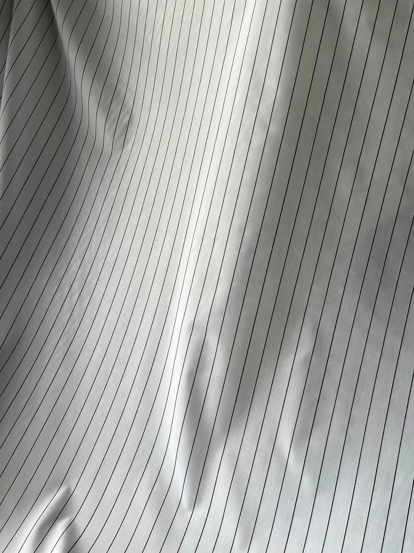 Mohan’s White Strap Texture Suiting Fabric – 36" Soft, Thin & Breathable, Premium Choice for Kurta - Poshak Fabrics