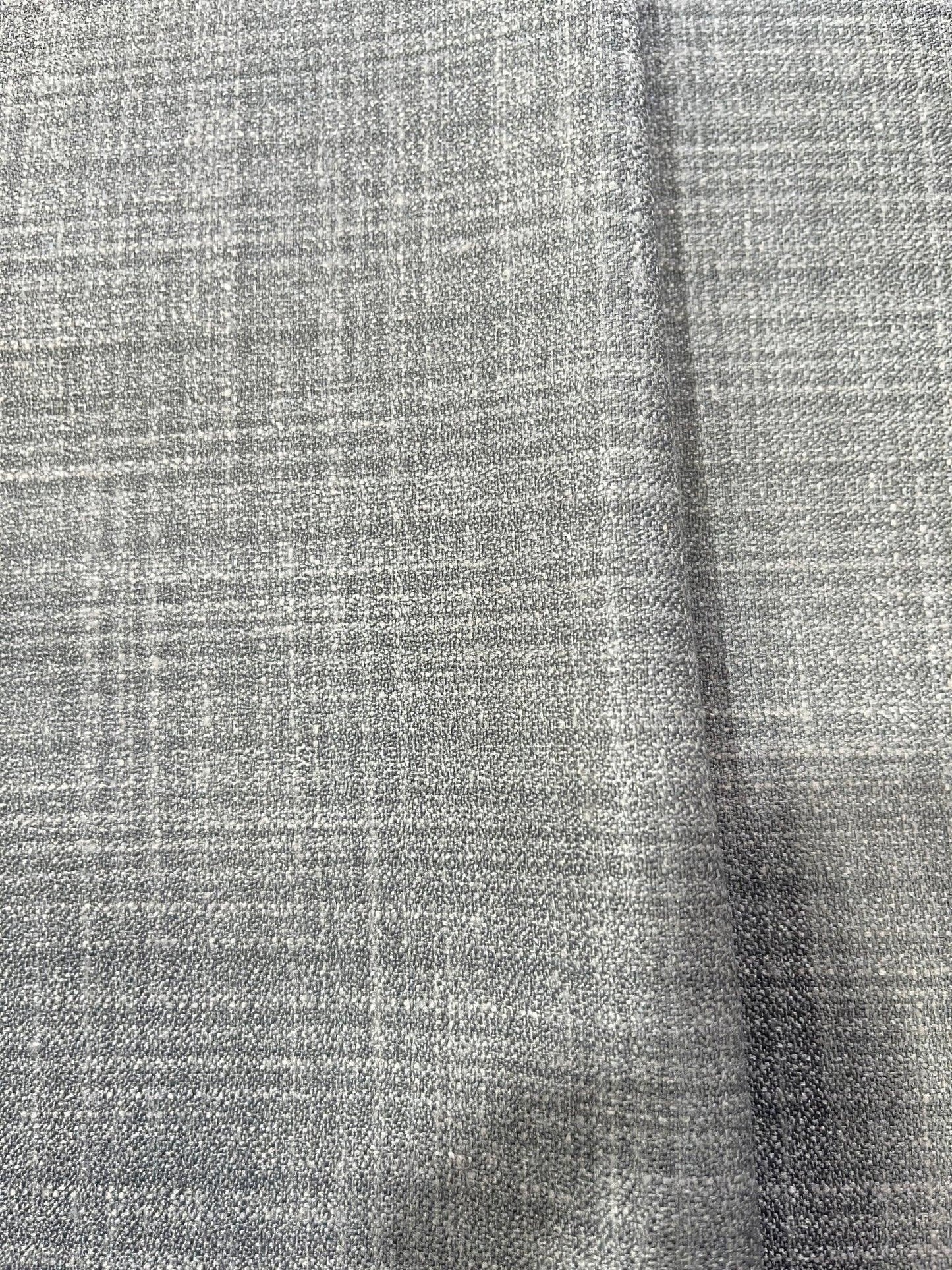 Premium 58" Sambodhi Dinar Linen Feel Checkered Suiting Fabric – Ideal for Well - Structured Trousers - Poshak Fabrics