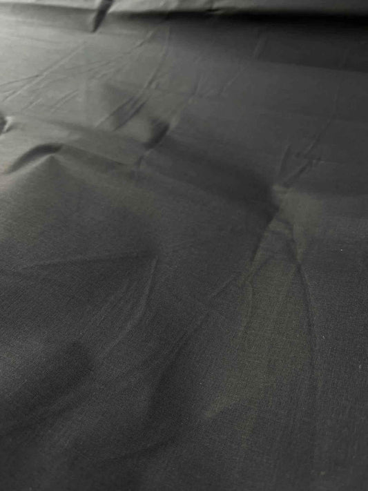 men's fabrics premium-black-addipaper-cotton-kurta-fabric-ultra-thin-breathable-58-widepaper-cotton-9960351 - Poshak Fabrics