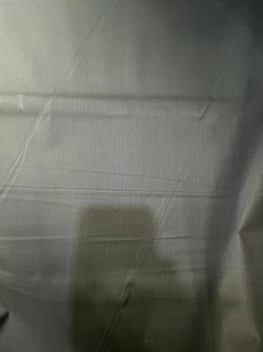 Premium Bottle Green Addi/Paper Cotton Kurta Fabric – Ultra - Thin & Breathable, 58" Wide - Poshak Fabrics