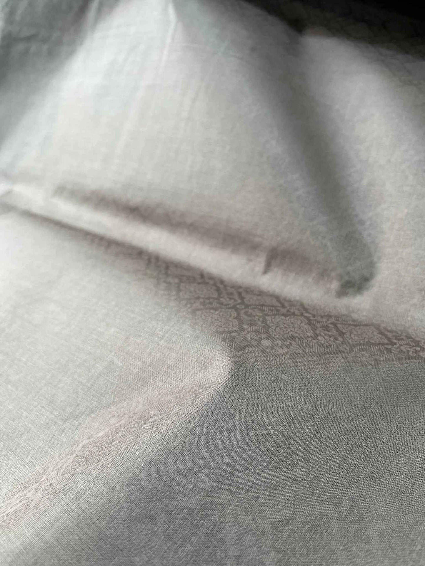 Premium Brown Addi/Paper Cotton Jacquard Print Kurta Fabric – 58” Width for Crisp Tailoring