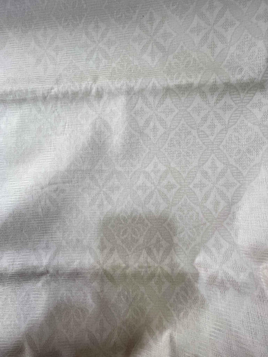 men's fabrics premium-cream-addipaper-cotton-jacquard-print-kurta-fabric-58-width-for-ultra-light-tailoringpaper-cotton-2961869 - Poshak Fabrics