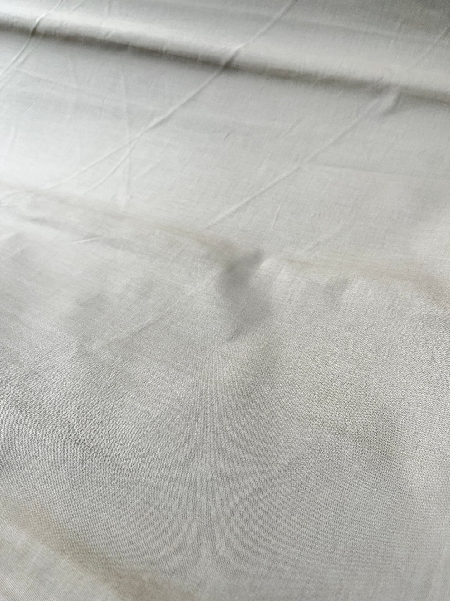 Premium Cream Addi/Paper Cotton Kurta Fabric – Ultra - Thin & Breathable, 58" Wide - Poshak Fabrics