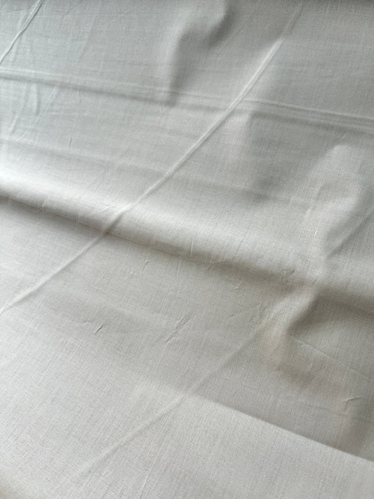 Premium Cream Addi/Paper Cotton Kurta Fabric – Ultra - Thin & Breathable, 58" Wide - Poshak Fabrics