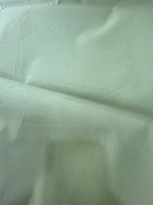 Premium Light Green Addi/Paper Cotton Kurta Fabric – Ultra - Thin & Breathable, 58" Wide - Poshak Fabrics