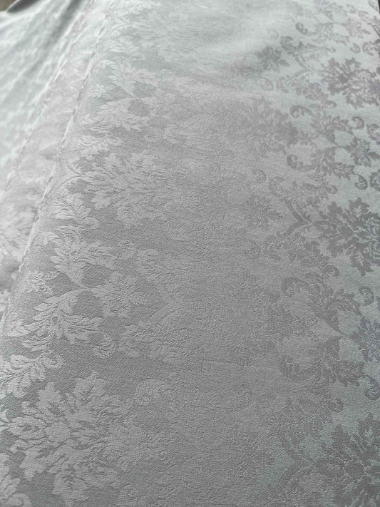 Premium Light Grey Stretchable Lycra Print Fabric – 58" Wide | Perfect for Well-Stitched Shirts & Kurtas
