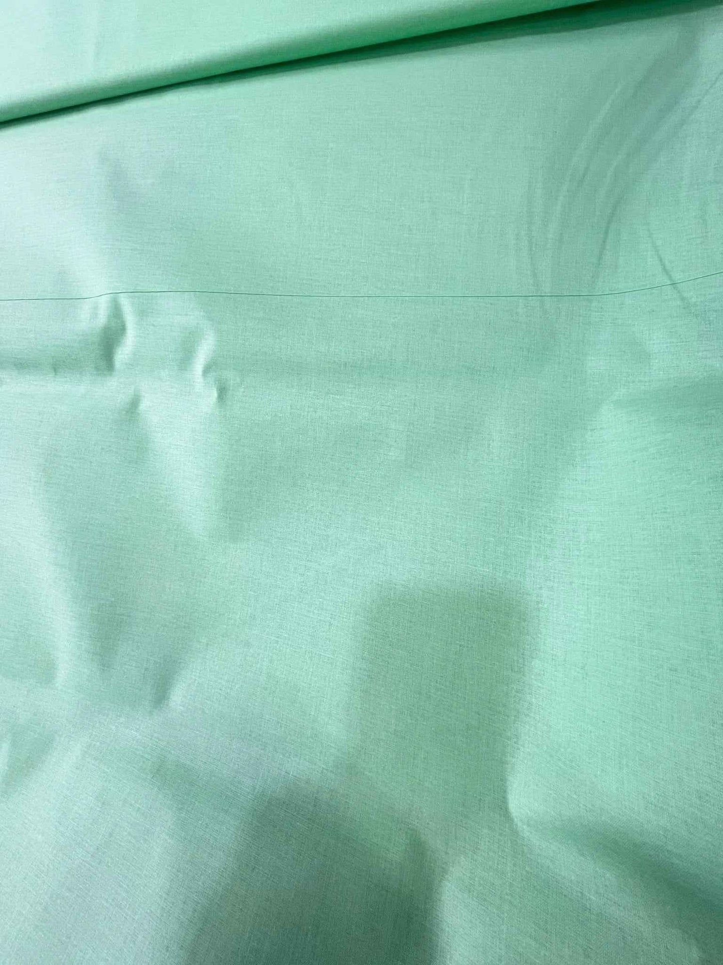 Premium Mint Green Addi/Paper Cotton Kurta Fabric – Ultra-Thin & Breathable, 58" Wide
