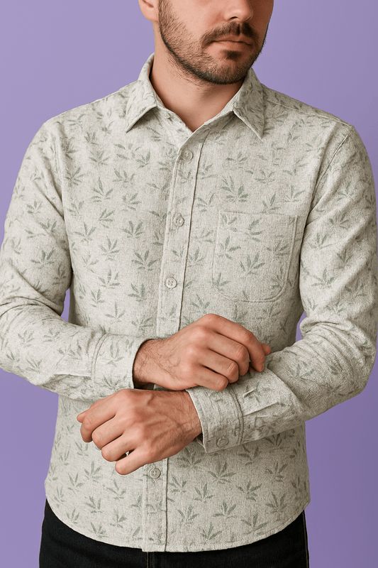 Premium PC Cotton Print Fabric – 58" Wide, Perfect for Tailored Shirts & Kurtas - Poshak Fabrics