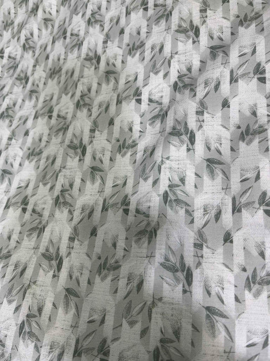 men's fabrics premium-pc-cotton-print-fabric-58-wide-perfect-for-tailored-shirts-kurtascotton-mix-floralleaf-print-2724758 - Poshak Fabrics
