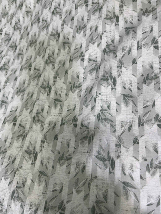 Premium Light Green PC Cotton Print Kurta Fabric – Comfort, Style & Tailoring Precision