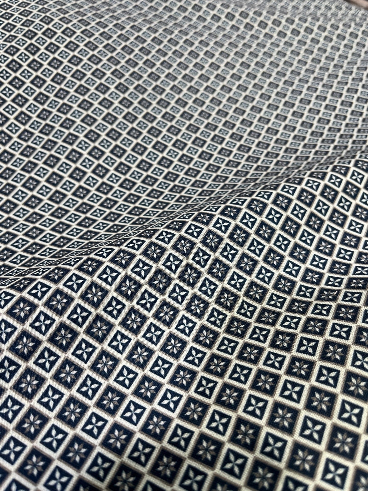 Premium Sea Green Geometric Digital Print Mix - Cotton Fabric – 36” Width, Perfect for Custom Shirts - Poshak Fabrics