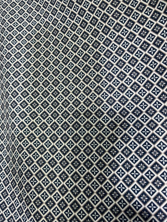 Premium Sea Green Geometric Digital Print Mix - Cotton Fabric – 36” Width, Perfect for Custom Shirts - Poshak Fabrics