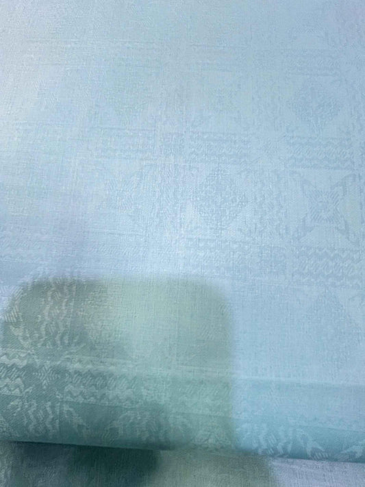 men's fabrics premium-sky-blue-addipaper-cotton-self-patterned-kurta-fabric-ultra-breathable-58-widepaper-cotton-8787547 - Poshak Fabrics