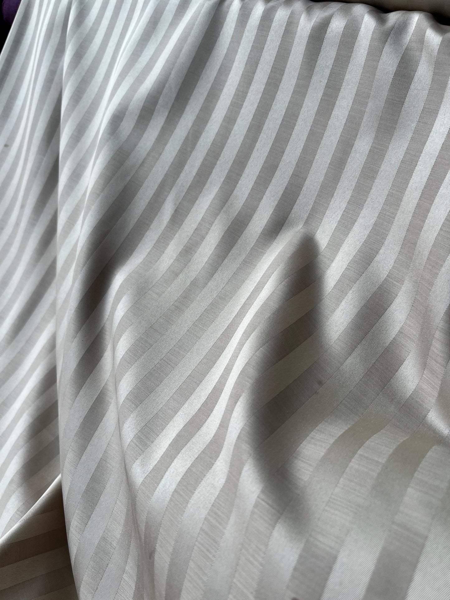 Premium Striped Wrinkle - Free Cotton Blend Fabric – 58" Wide | Perfect for Tailored Shirts & Kurtas - Poshak Fabrics