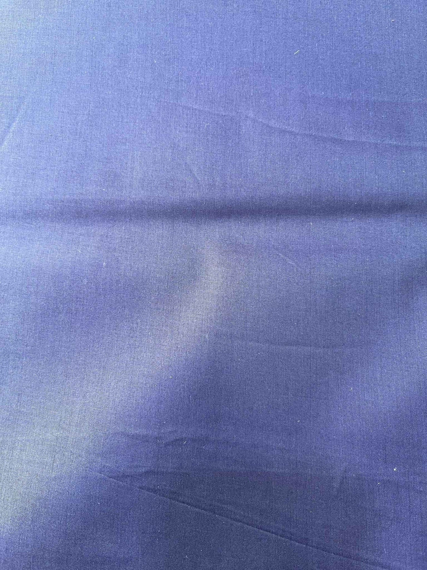 Premium Violet Blue Addi/Paper Cotton Kurta Fabric – Ultra-Thin & Breathable, 58" Wide