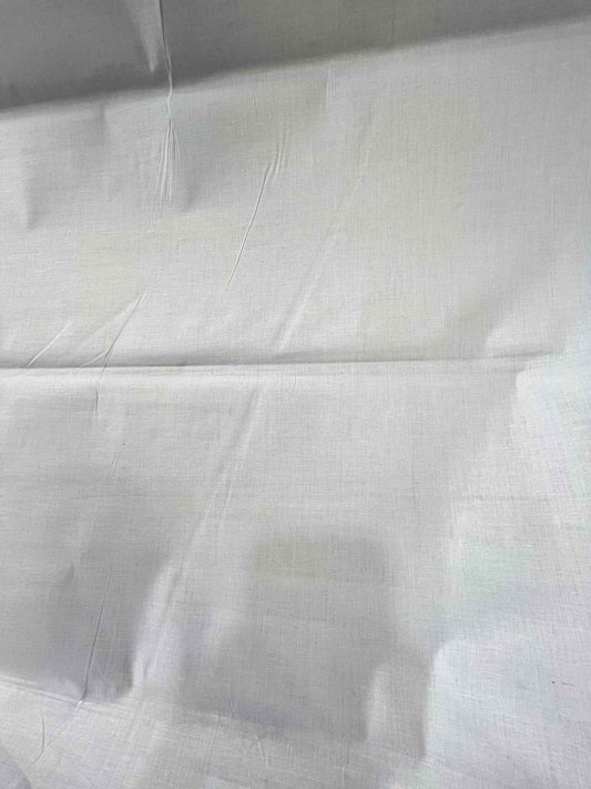 Premium White Addi/Paper Cotton Kurta Fabric – Ultra-Thin & Breathable, 58" Wide