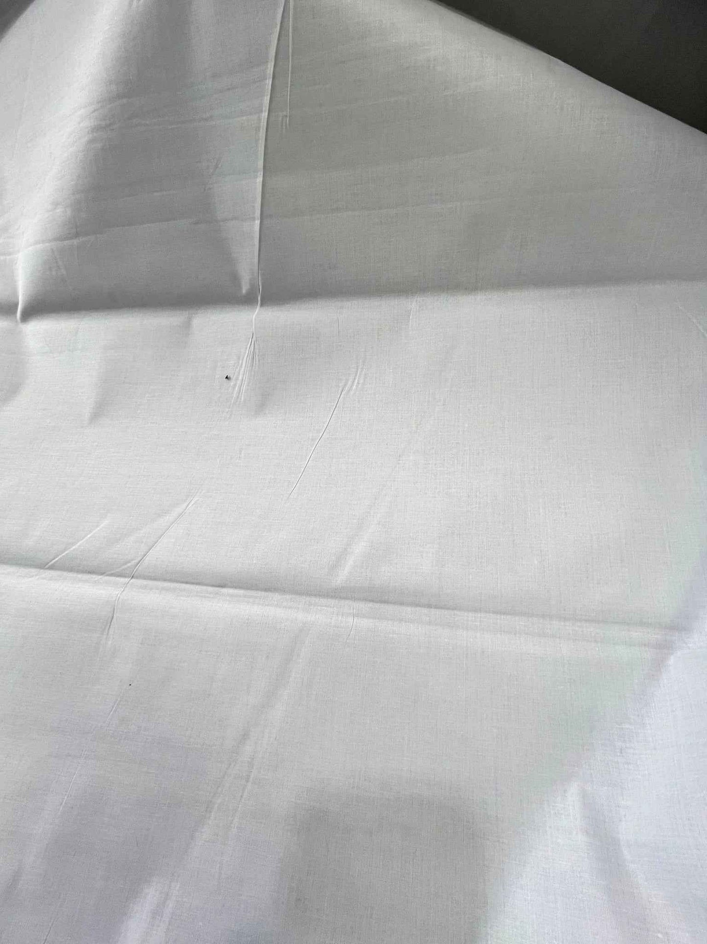 Premium White Addi/Paper Cotton Kurta Fabric – Ultra-Thin & Breathable, 58" Wide