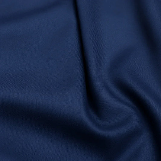 Sambodhi Orion TR Navy Blue Stretchable Suiting Fabric – 58" Soft, Semi Thick & Breathable for 2 - Piece & 3 - Piece Suits (Copy) - Poshak Fabrics