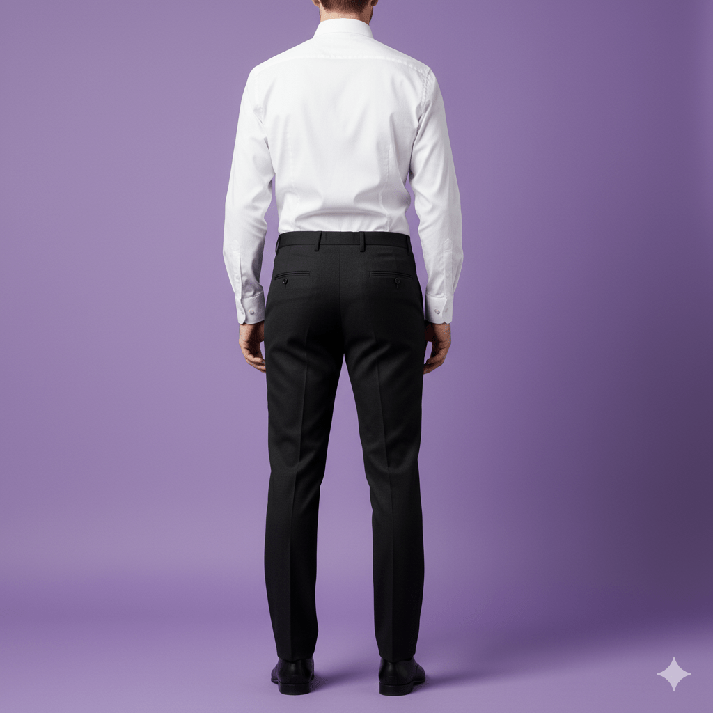 Sambodhi Orion TR Stretchable Premium Charcoal Black Trouser Fabric – 58" Soft, Breathable & Durable for Perfectly Tailored Trousers - Poshak Fabrics