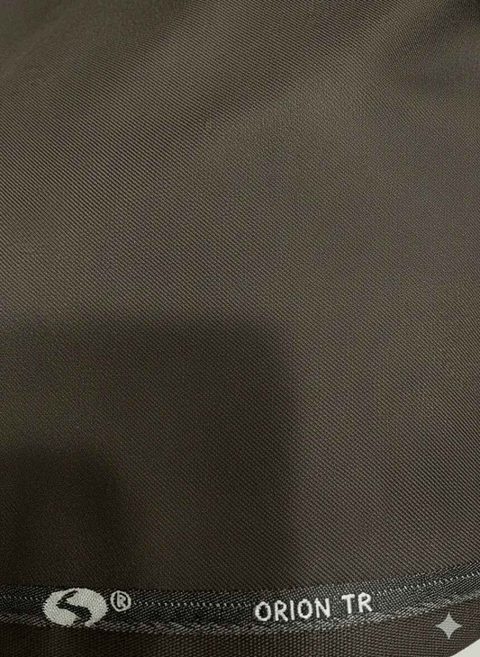 Sambodhi Orion TR Stretchable Premium Medium Brown Trouser Fabric – 58" Soft, Breathable & Durable for Perfectly Tailored Trousers