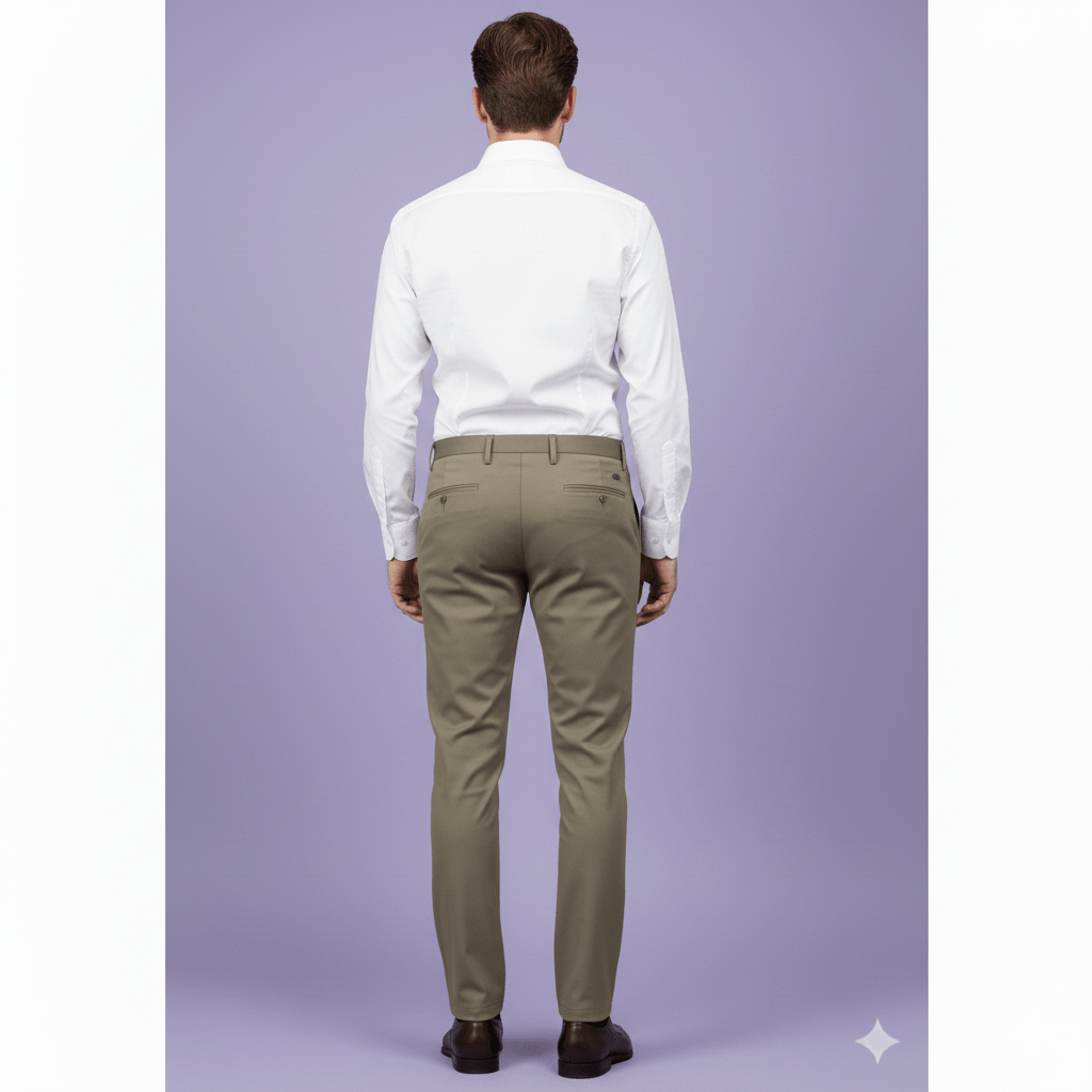 Sambodhi Orion TR Stretchable Premium Taupe Grey Trouser Fabric – 58" Soft, Breathable & Durable for Perfectly Tailored Trousers - Poshak Fabrics