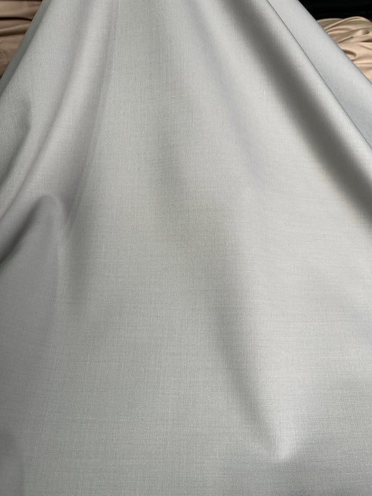 Sambodhi Premium Light Grey Suiting Fabric – Ultra - Soft, Lightweight & Breathable (58" Wide) - Poshak Fabrics