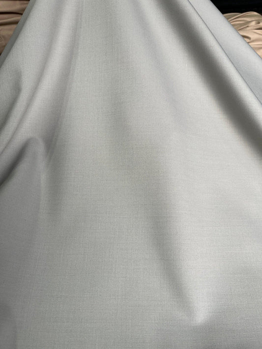 Sambodhi Premium Light Grey Suiting Fabric – Ultra - Soft, Lightweight & Breathable (58" Wide) - Poshak Fabrics