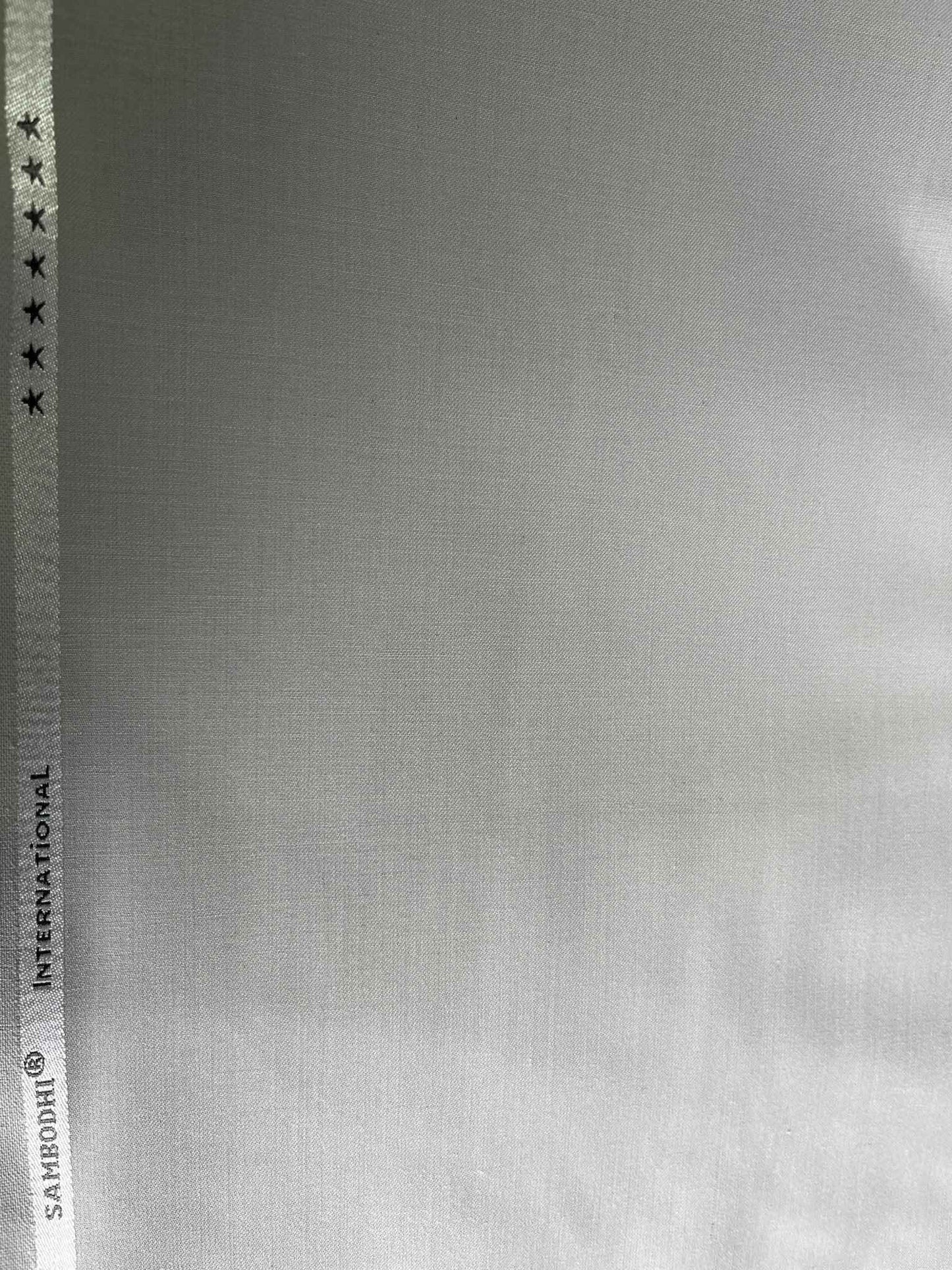 Sambodhi Premium Light Grey Stretchable Lycra Trouser Fabric – Ultra-Soft, Lightweight & Breathable (58" Wide)