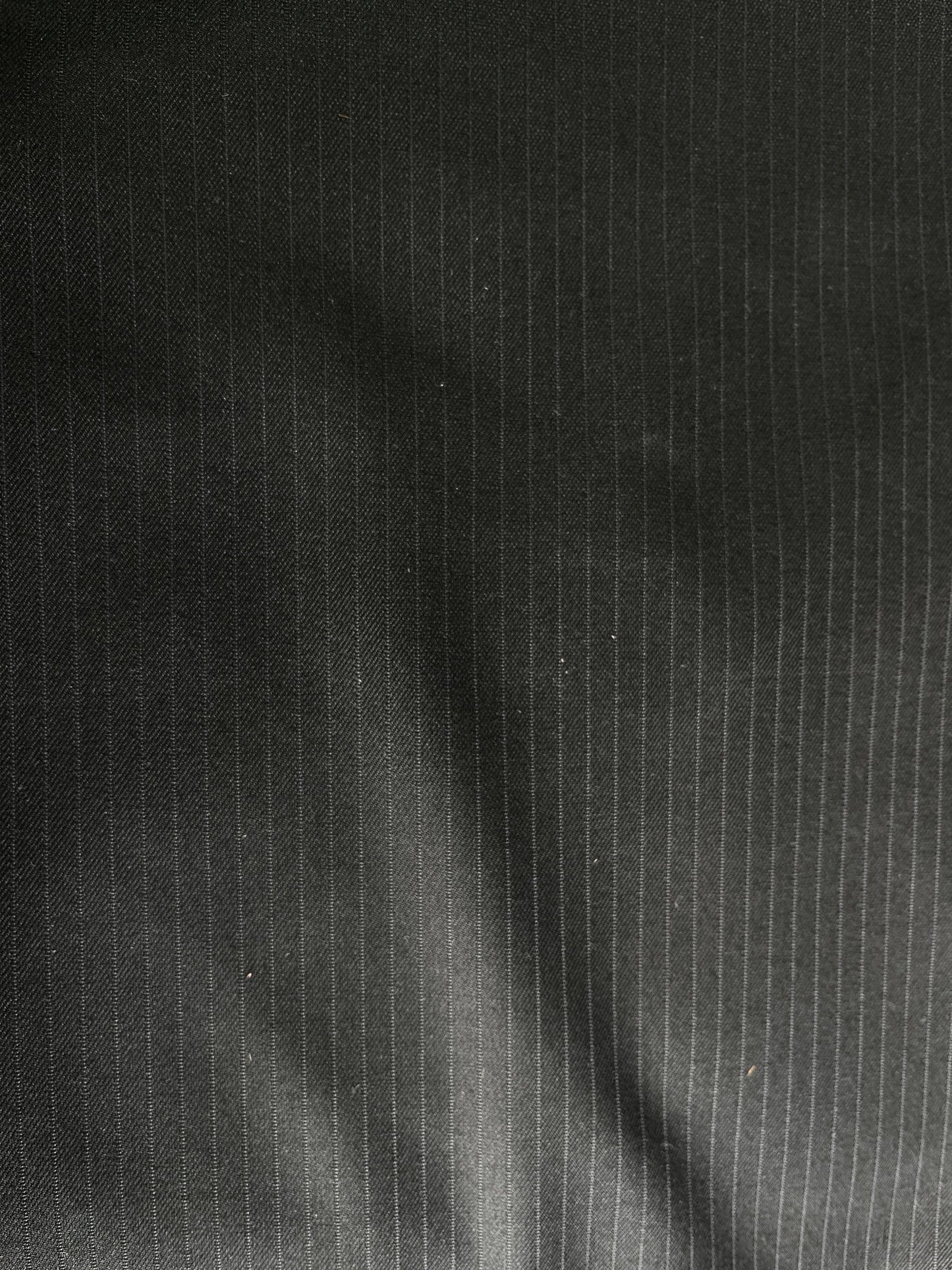 Sambodhi Premium Striped Black Suiting Fabric – Lightweight, Stretchable & Ultra - Soft (58" Wide) - Poshak Fabrics