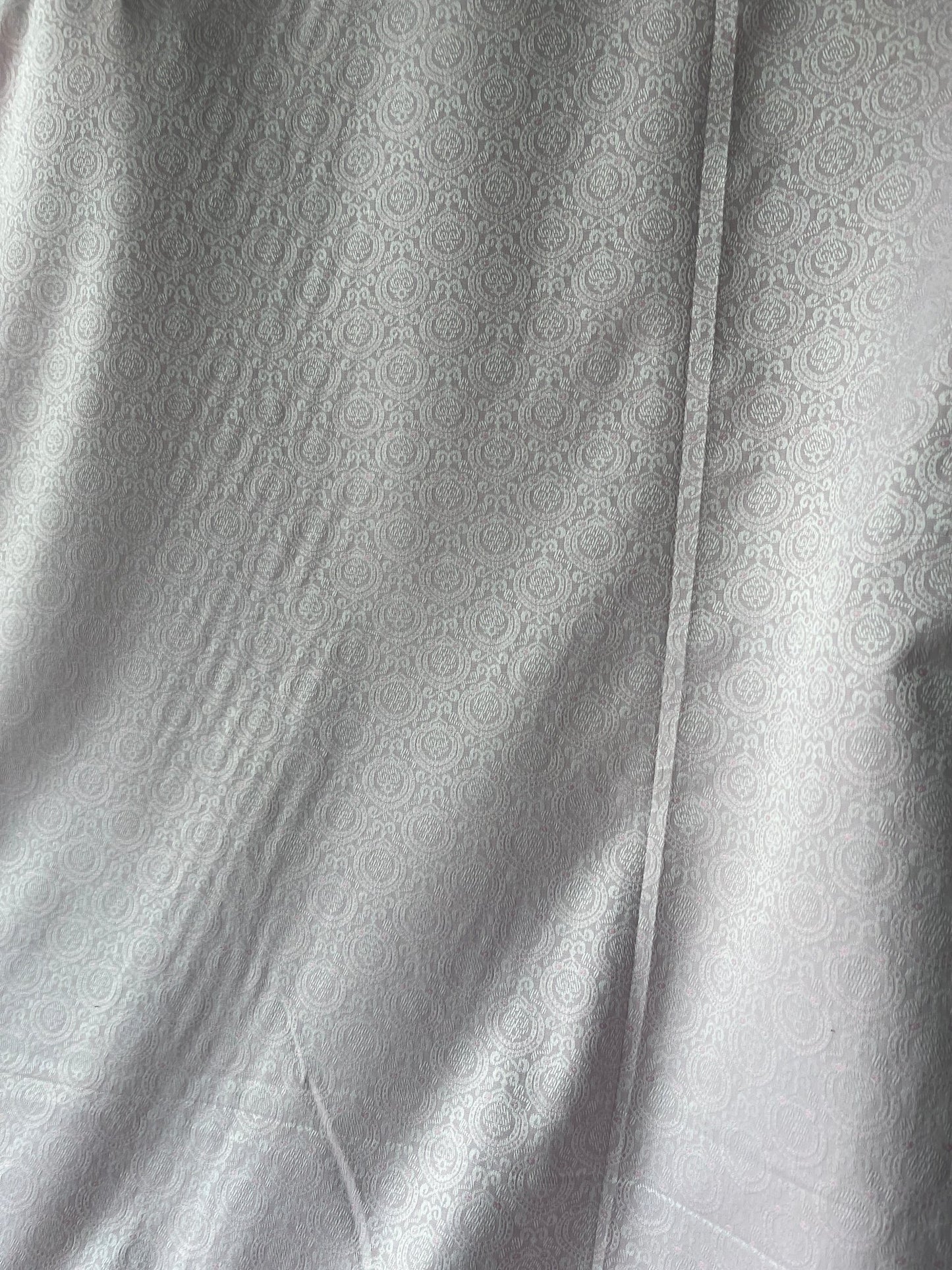 Shiny Synthetic - Mix Partywear Fabric – 36" Width – Available in Sky Blue, Pink, Peach, Light Green & Beige - Poshak Fabrics