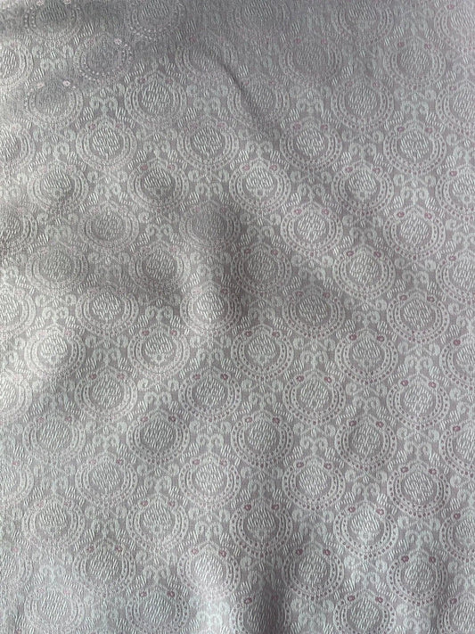 Shiny Synthetic - Mix Partywear Fabric – 36" Width – Available in Sky Blue, Pink, Peach, Light Green & Beige - Poshak Fabrics