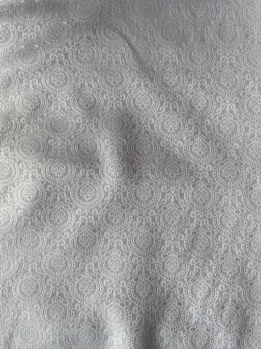 men's fabrics shiny-synthetic-mix-partywear-fabric-36-width-available-in-sky-blue-pink-peach-light-green-beigecotton-mix-floralleaf-print-3231129 - Poshak Fabrics