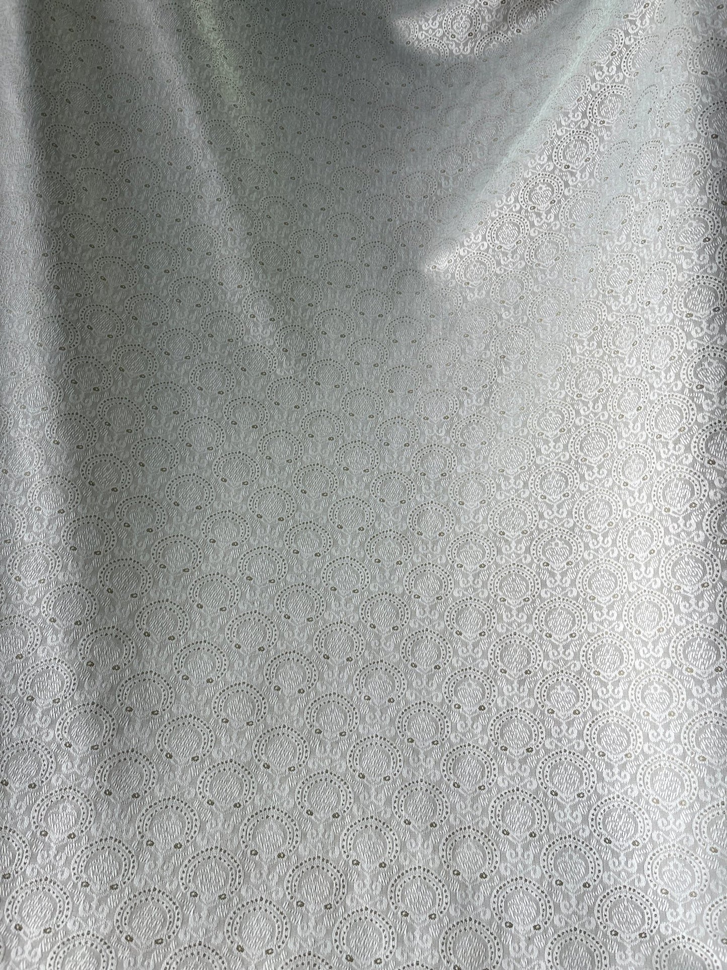Shiny Synthetic - Mix Partywear Fabric – 36" Width – Available in Sky Blue, Pink, Peach, Light Green & Beige - Poshak Fabrics
