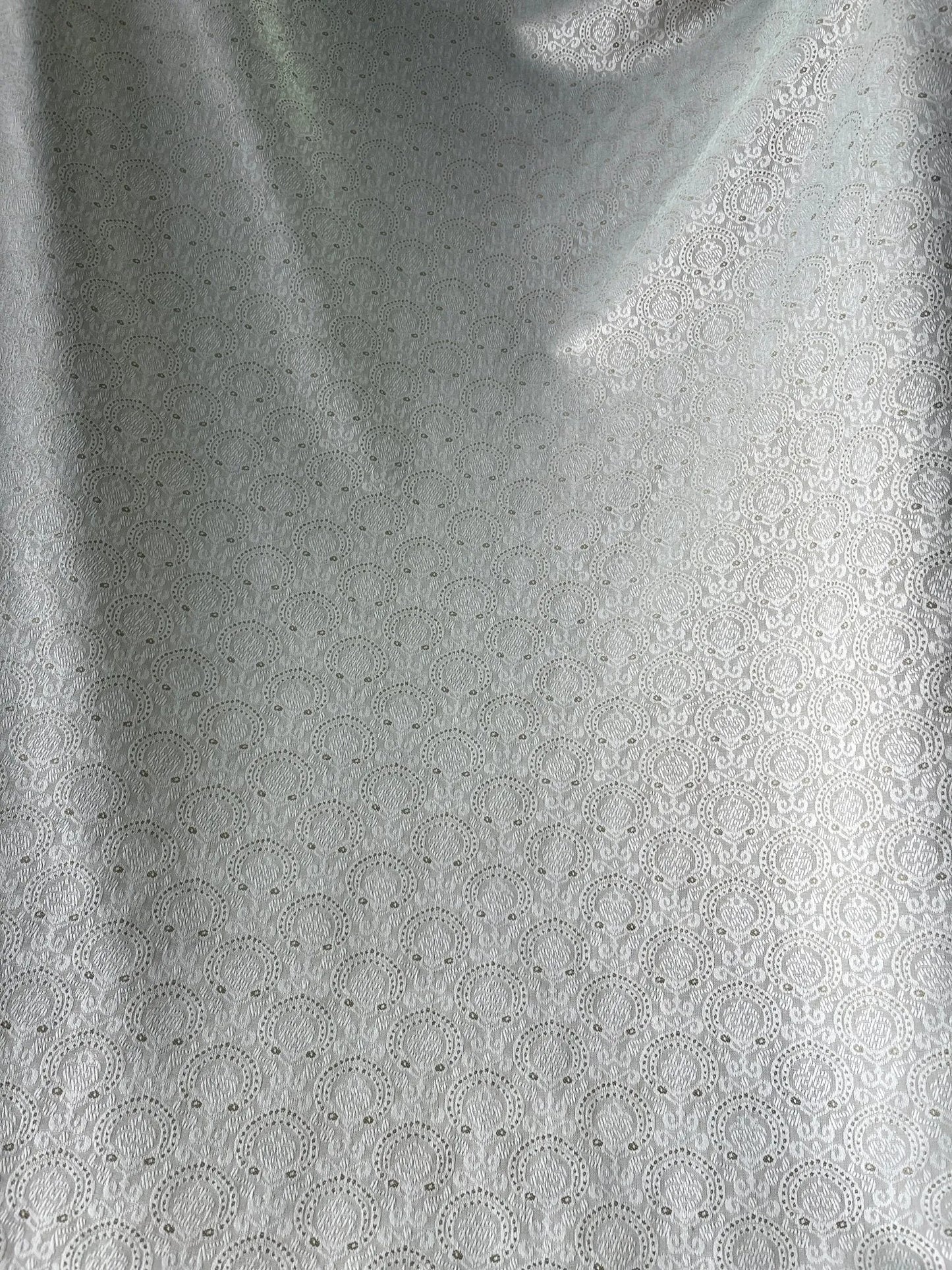 Shiny Synthetic - Mix Partywear Fabric – 36" Width – Available in Sky Blue, Pink, Peach, Light Green & Beige - Poshak Fabrics