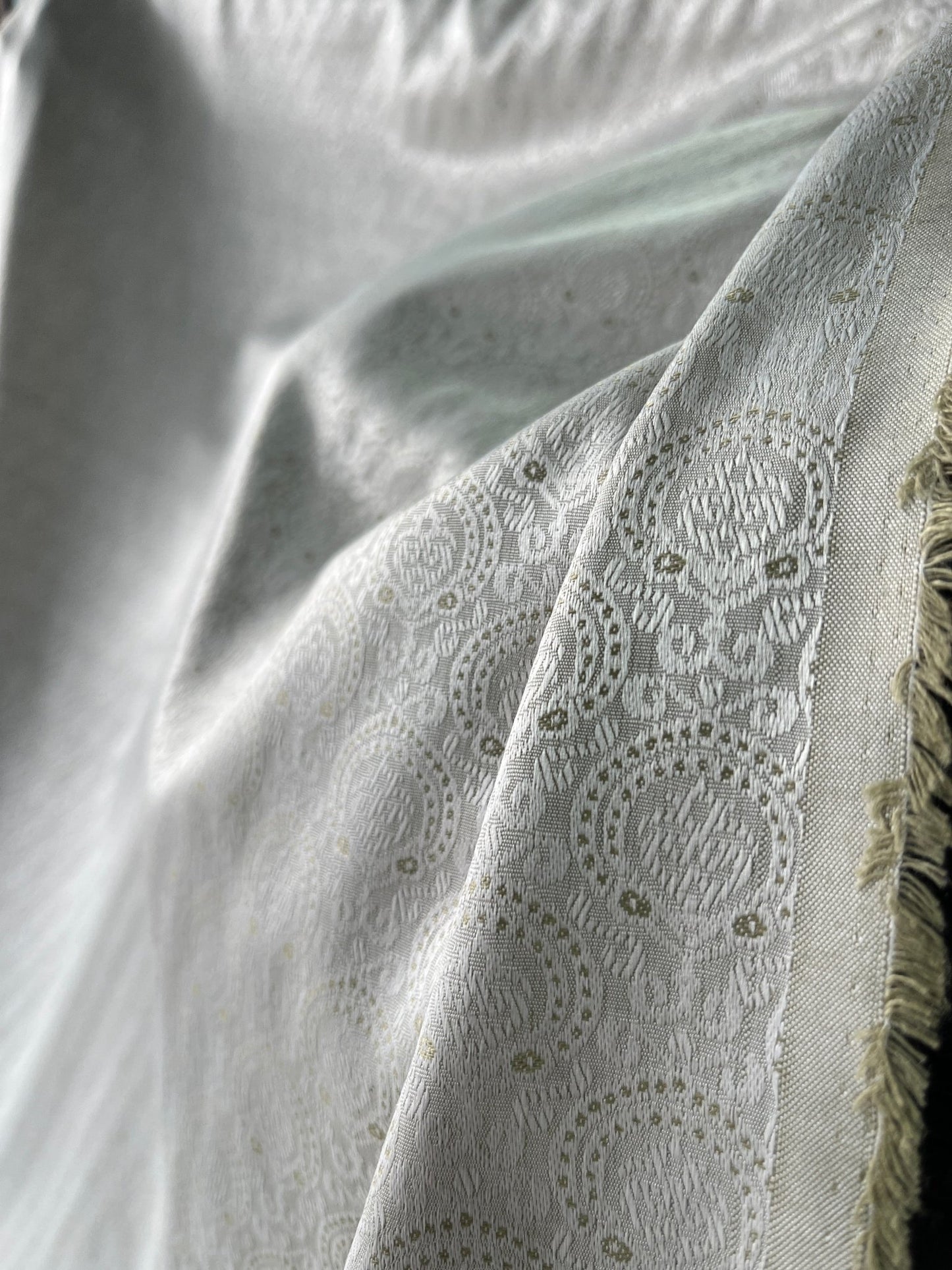 Shiny Synthetic - Mix Partywear Fabric – 36" Width – Available in Sky Blue, Pink, Peach, Light Green & Beige - Poshak Fabrics