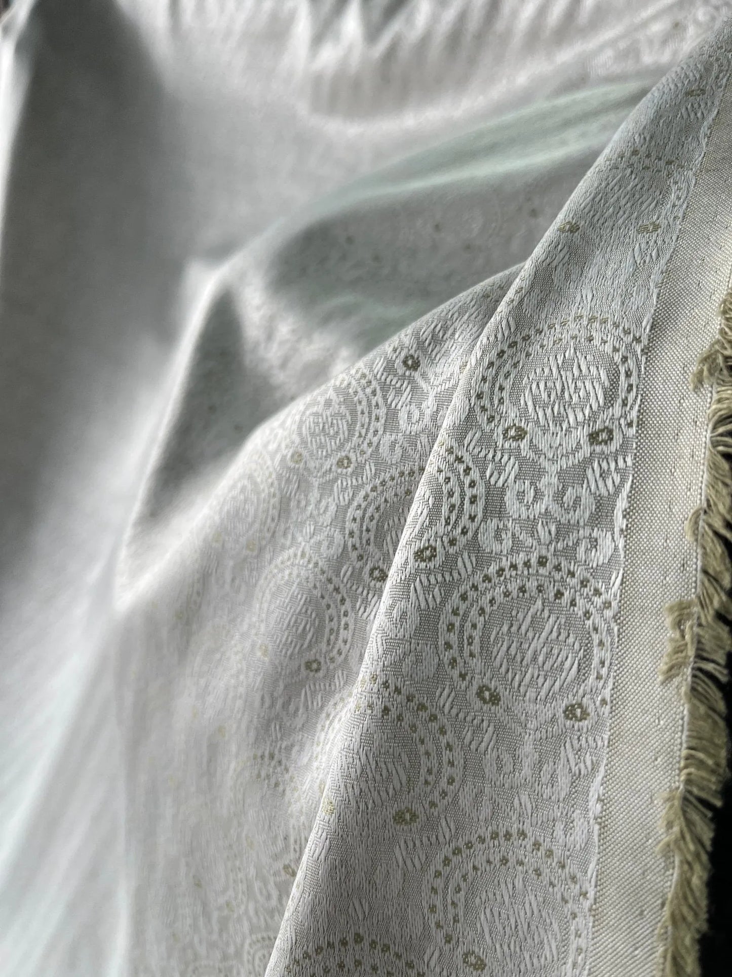 Shiny Synthetic - Mix Partywear Fabric – 36" Width – Available in Sky Blue, Pink, Peach, Light Green & Beige - Poshak Fabrics