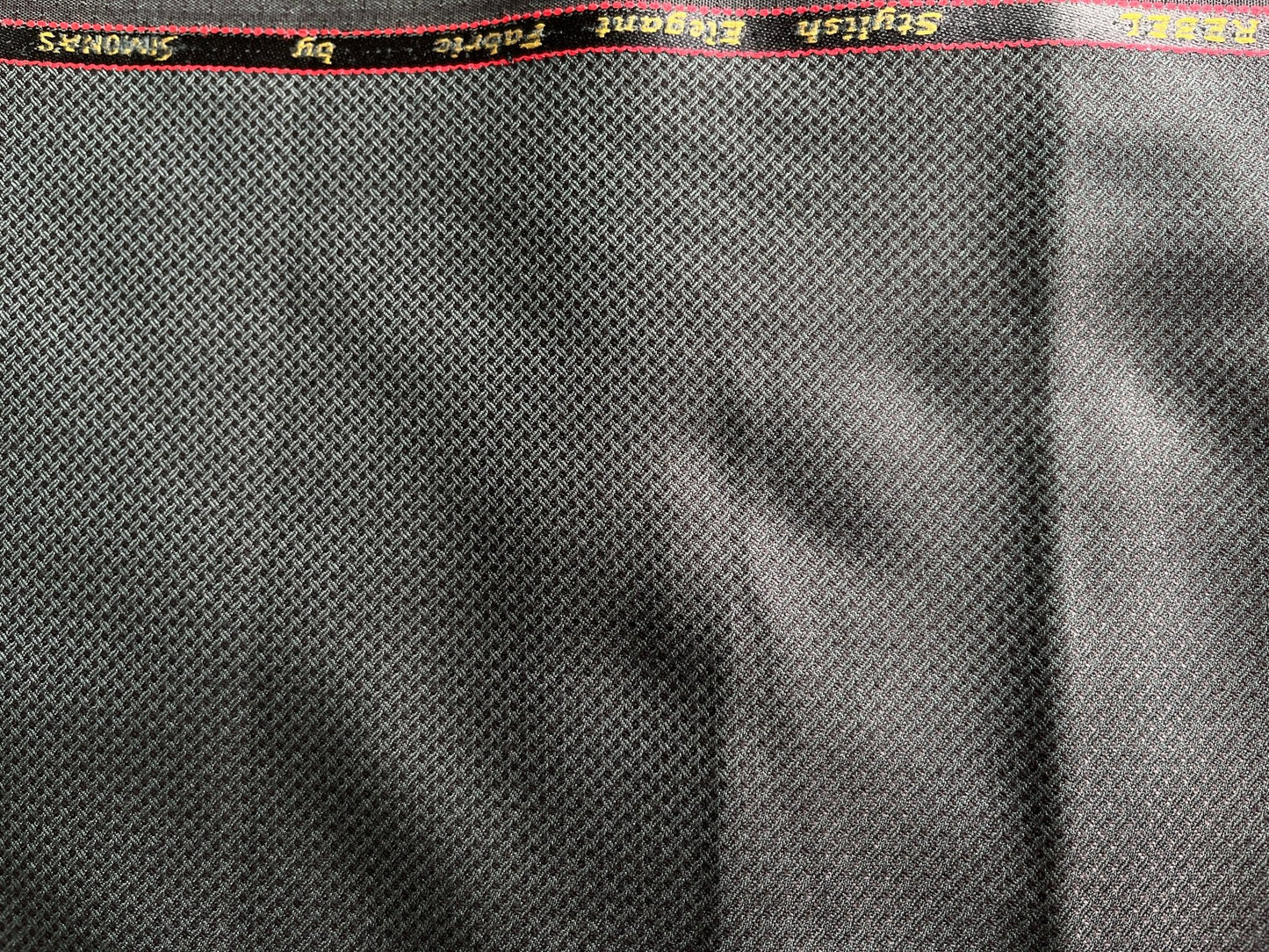 Simona’s Green Checkered Texture Terri - cotton Fabric – Thin, Breathable & Lightweight (58” Wide) - Poshak Fabrics