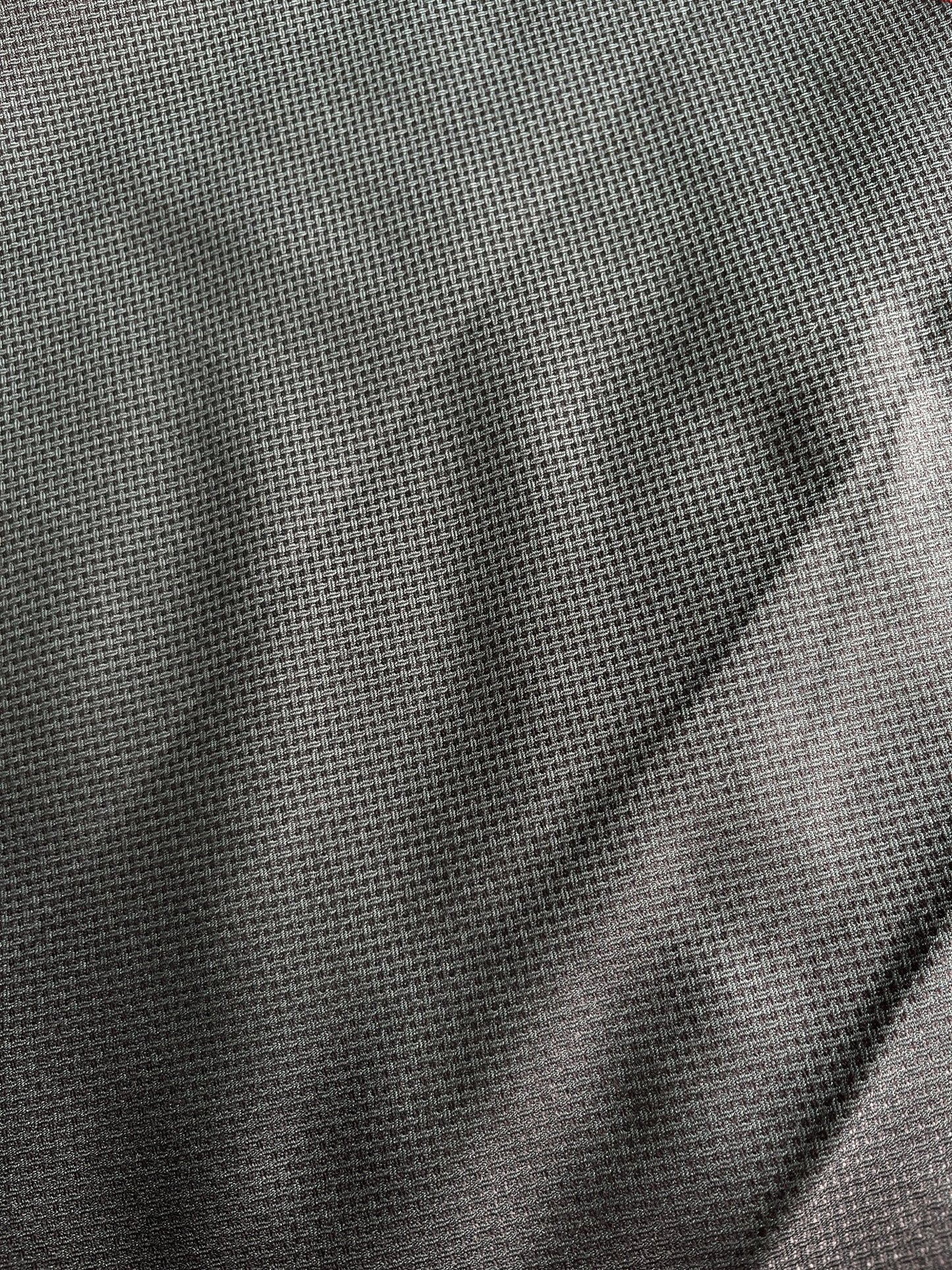 Simona’s Green Checkered Texture Terri - cotton Fabric – Thin, Breathable & Lightweight (58” Wide) - Poshak Fabrics