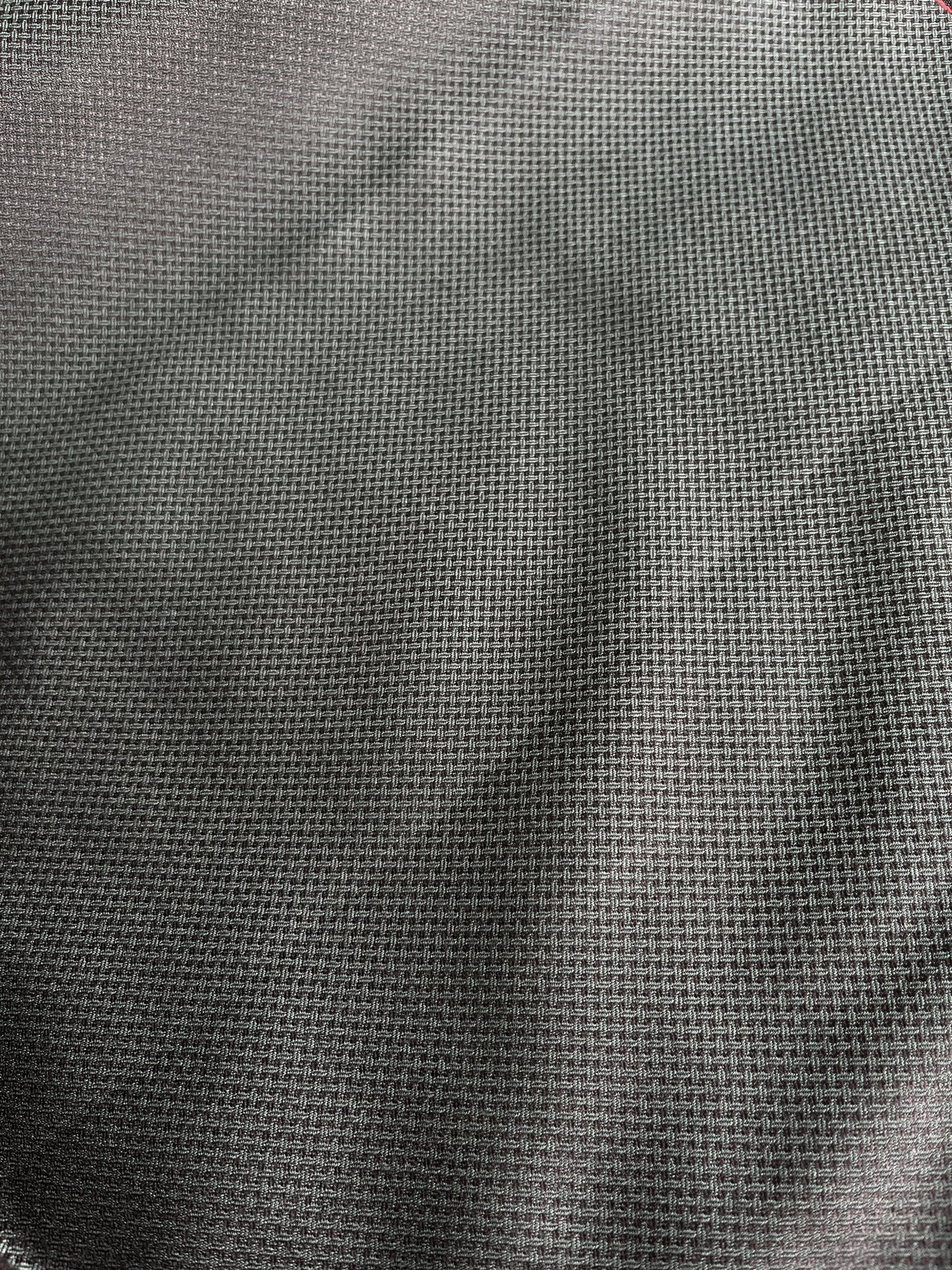 Simona’s Green Checkered Texture Terri - cotton Fabric – Thin, Breathable & Lightweight (58” Wide) - Poshak Fabrics