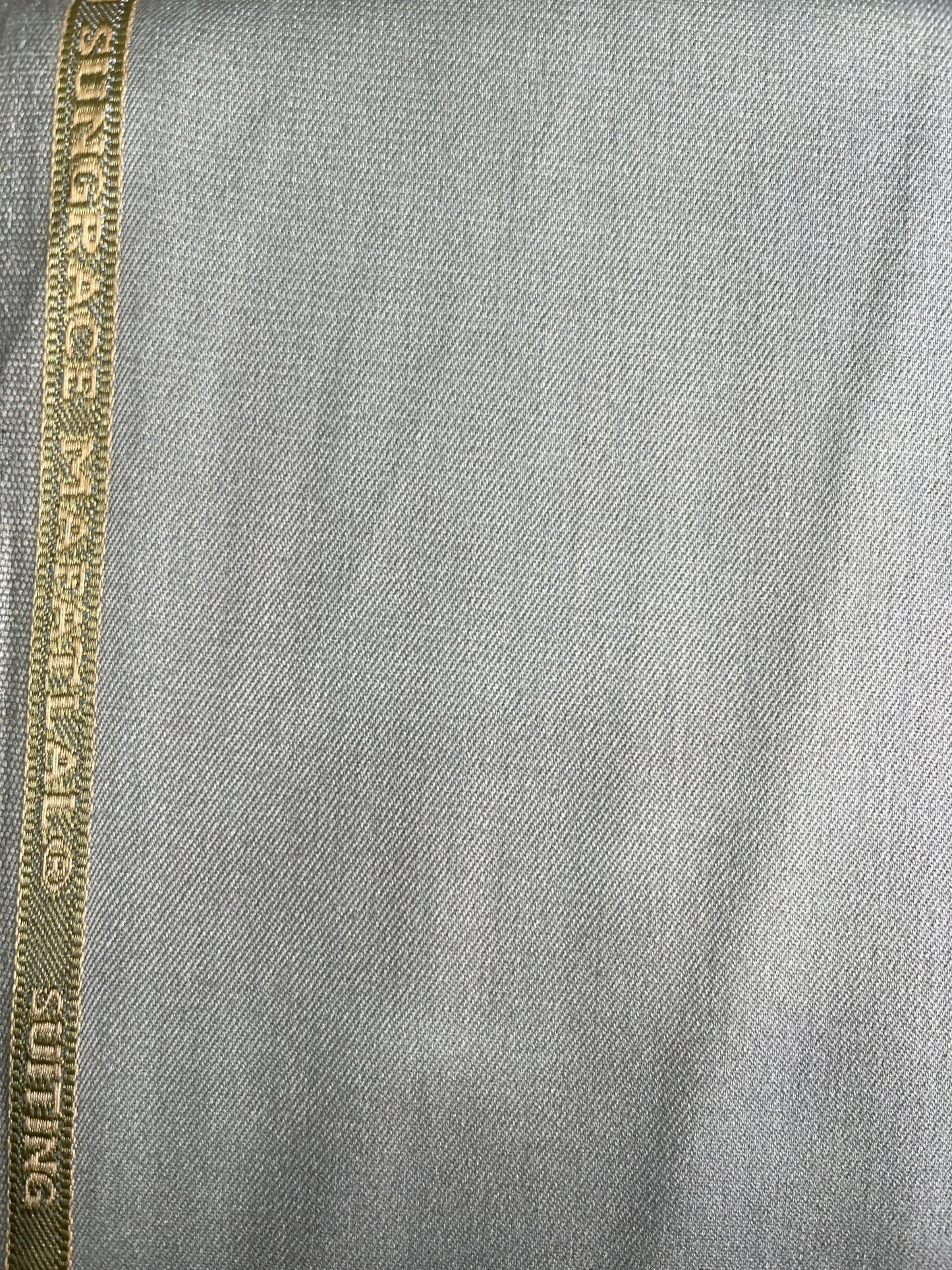Sungrace Mafatlal Light Green Lycra Mix Trouser Fabric – Semi - Thick, Stretchable, Breathable & Soft (58" Wide) - Poshak Fabrics
